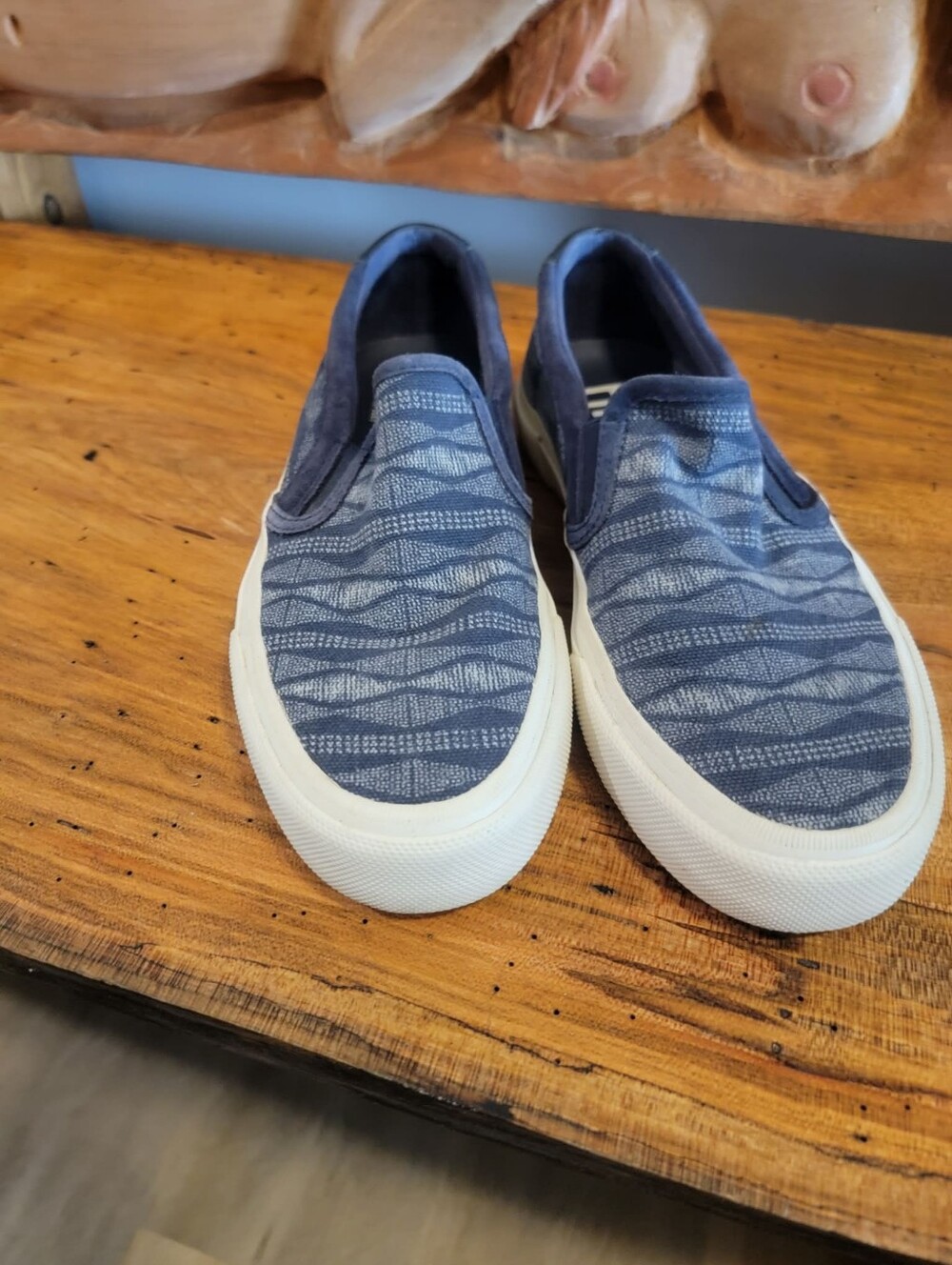 Frye Melanie Men's Size 9.5 Slip On Sneakers In Blue